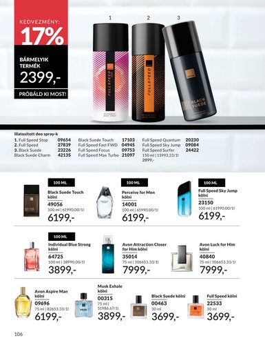 avon - Avon akciós újság, érvényes 2026.03.01. - 2026.03.31. - page: 106