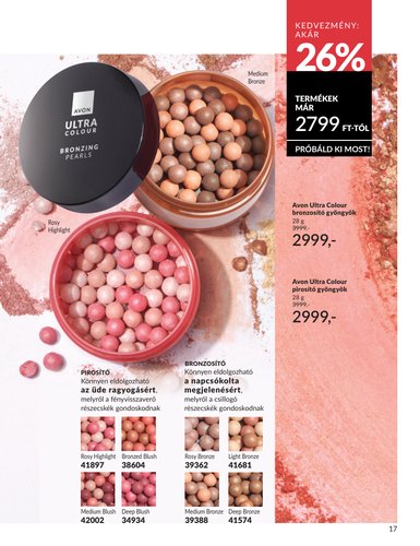 avon - Aktuális Avon szórólap érvényes péntektől 2026.05.01.-től vasárnaptól 2026.05.31.-ig - page: 17
