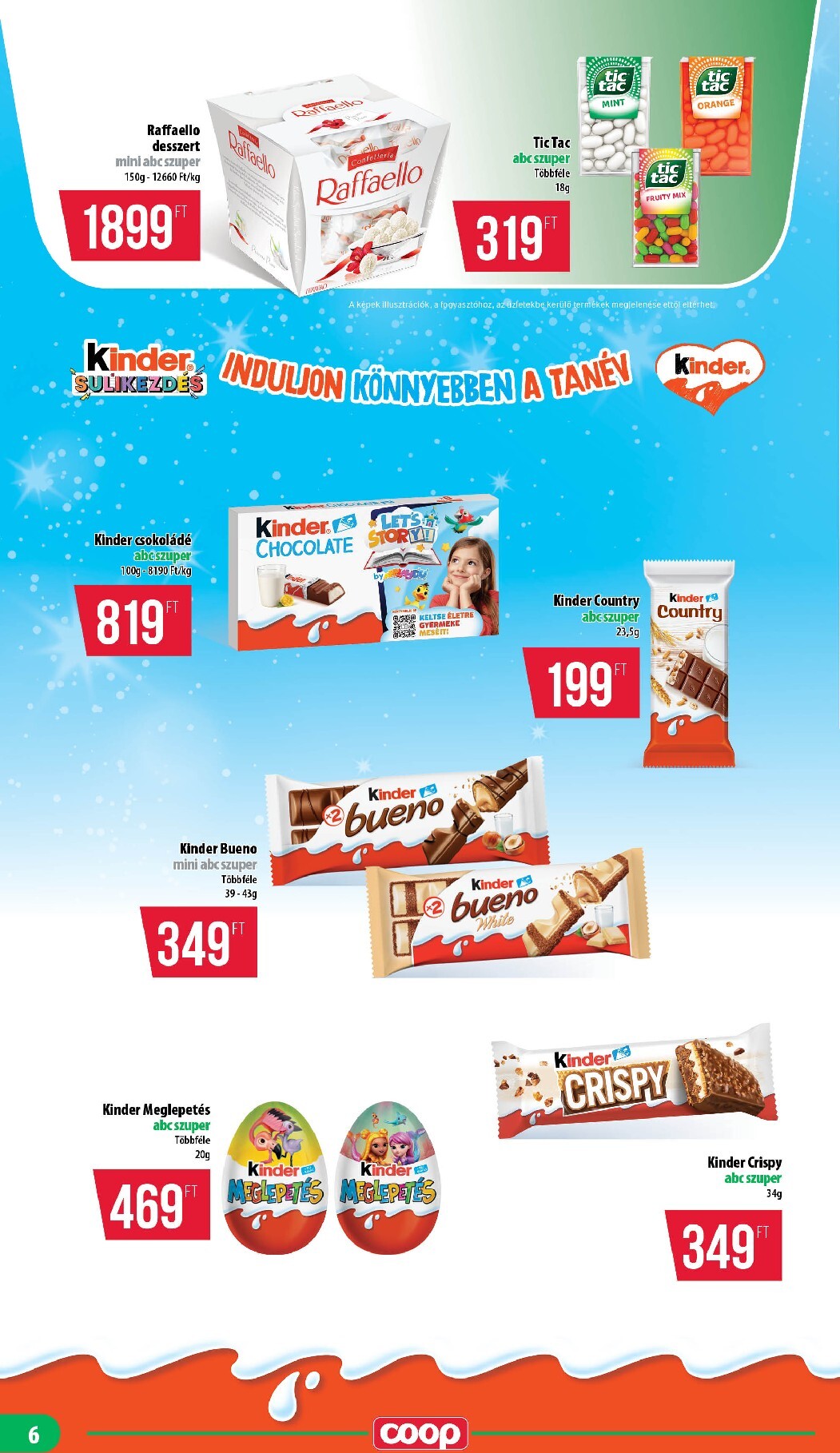 coop - A jövőbeli Coop - Nyírzem/Szabolcs akciós újság csütörtöktől 2026.09.24.-tól szerdától 2026.09.30.-ig érvényes. - page: 6