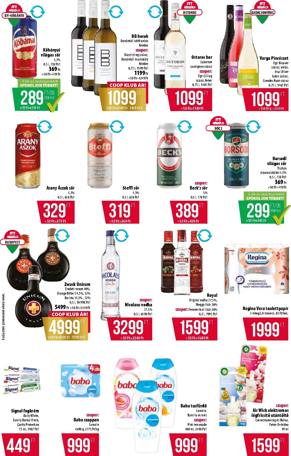 coop - A jövőbeli Coop - Tisza - Abc-Szuper akciós újság csütörtöktől 2026.10.08.-tól szerdától 2026.10.14.-ig érvényes. - page: 18
