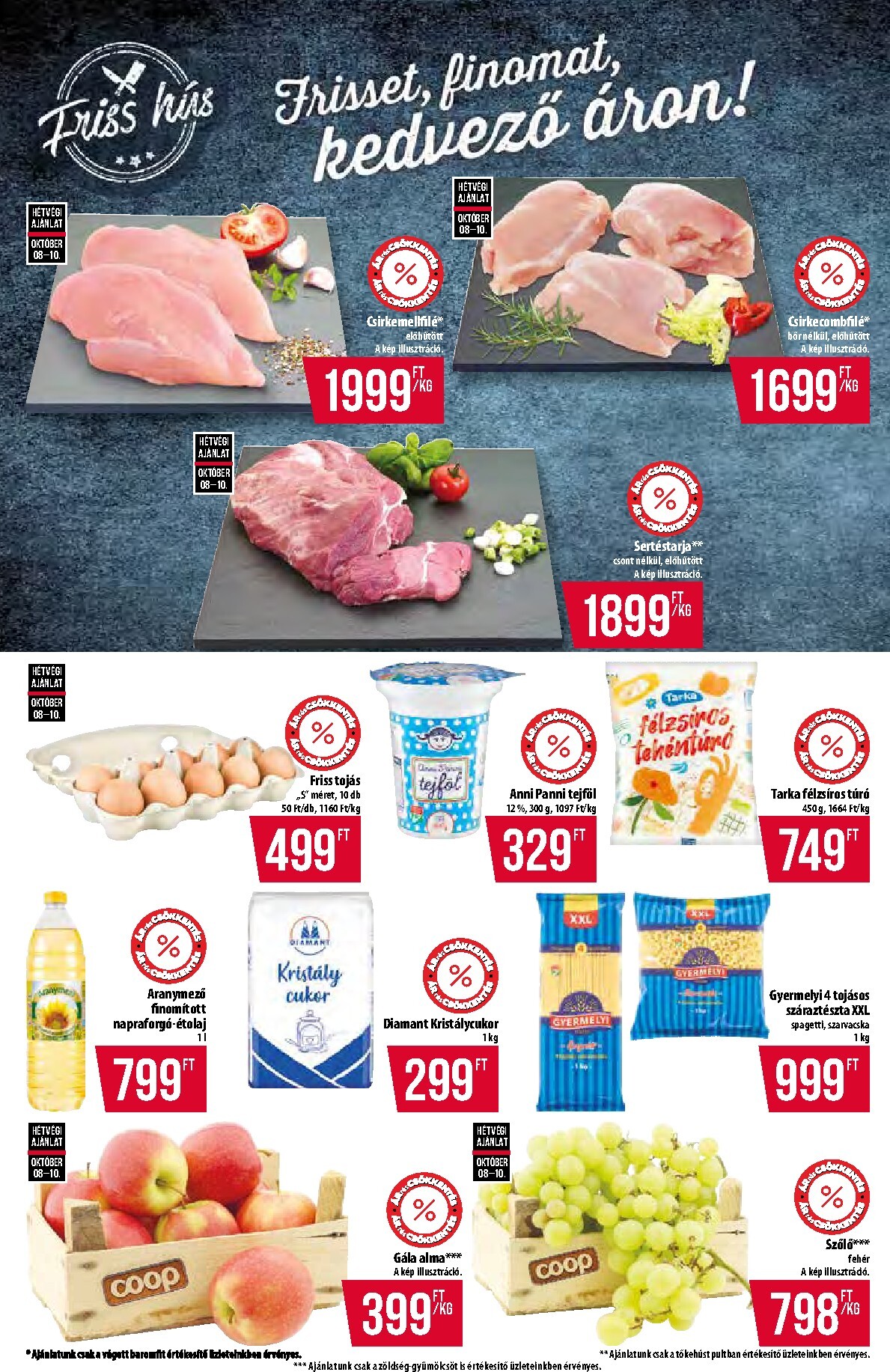 coop - A jövőbeli Coop - Tisza - Abc-Szuper akciós újság csütörtöktől 2026.10.08.-tól szerdától 2026.10.14.-ig érvényes. - page: 3