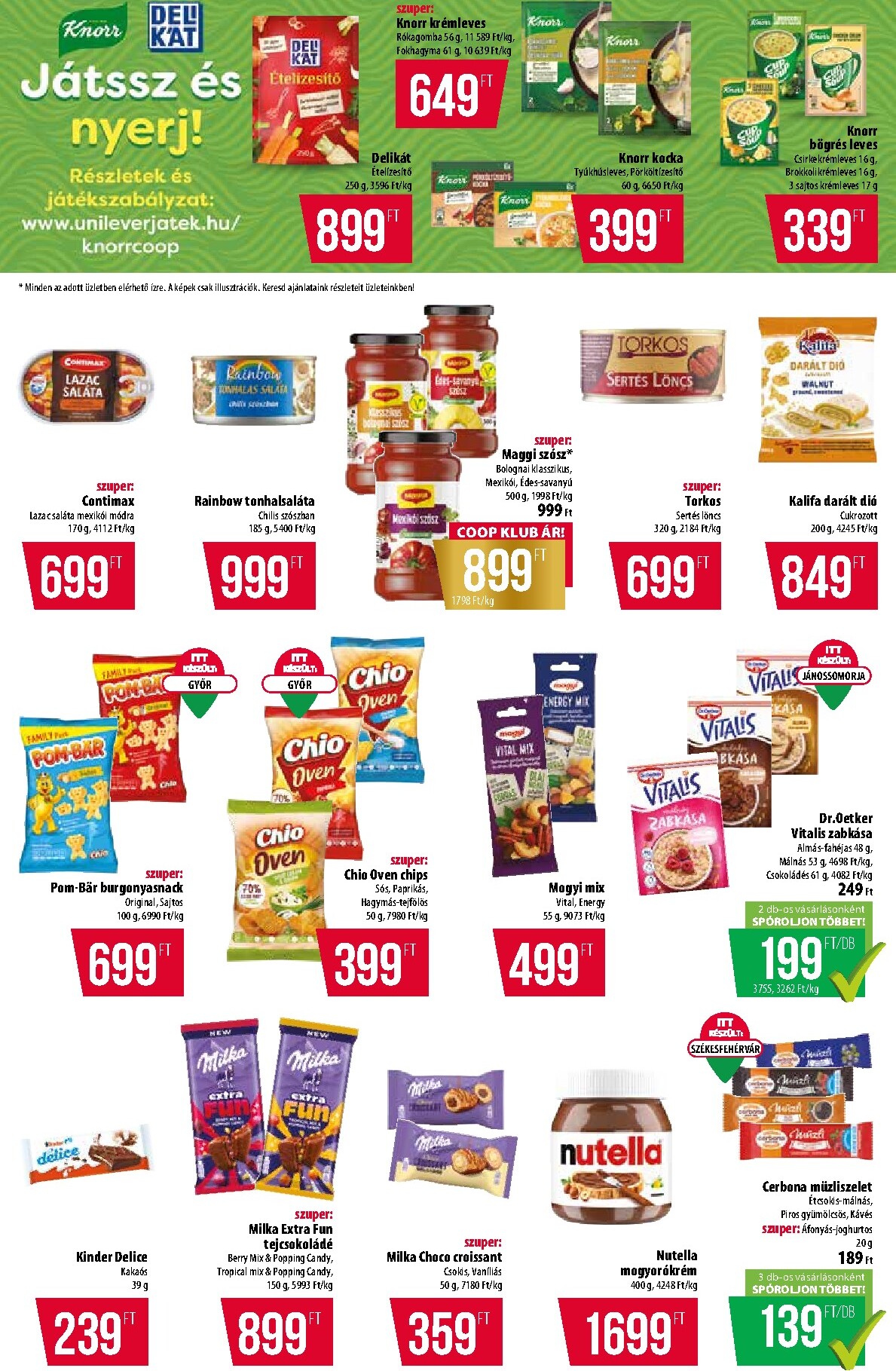 coop - A jövőbeli Coop - Alföld - Abc-Szuper akciós újság csütörtöktől 2026.10.08.-tól szerdától 2026.10.14.-ig érvényes. - page: 8