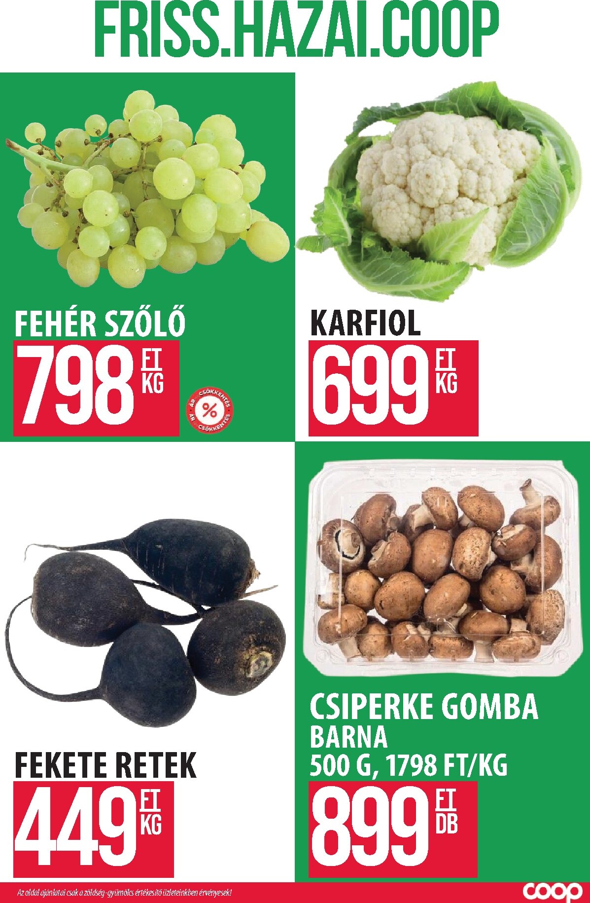 coop - Aktuális Coop - Szolnok/Eger és Vidéke szórólap érvényes csütörtöktől 2026.10.08.-től szerdától 2026.10.14.-ig - page: 6