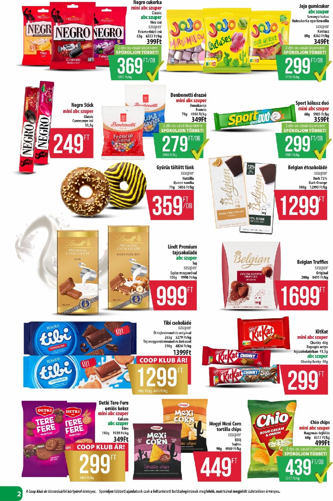 coop - A jövőbeli Coop - Észak-Kelet akciós újság csütörtöktől 2026.10.15.-tól szerdától 2026.10.21.-ig érvényes. - page: 2