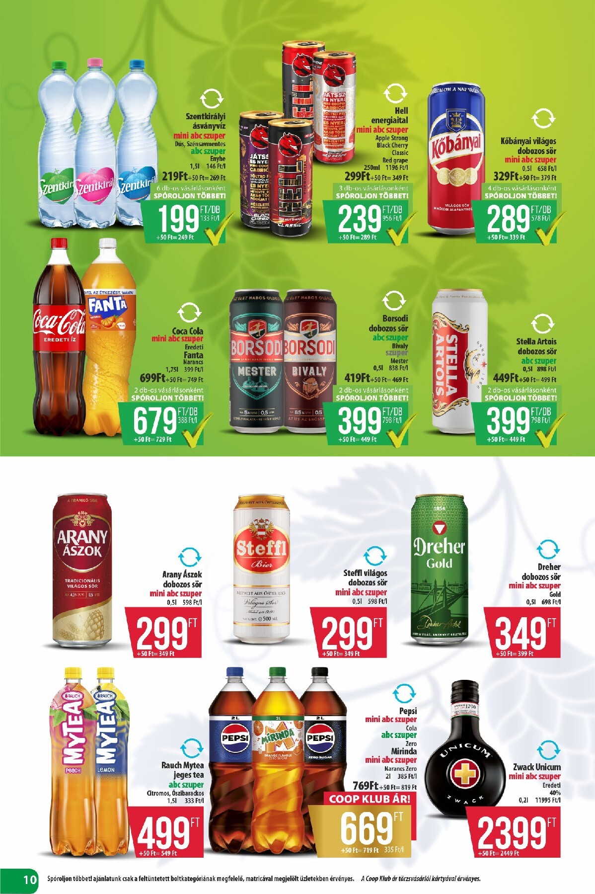 coop - A jövőbeli Coop - Észak-Kelet akciós újság csütörtöktől 2026.10.15.-tól szerdától 2026.10.21.-ig érvényes. - page: 10