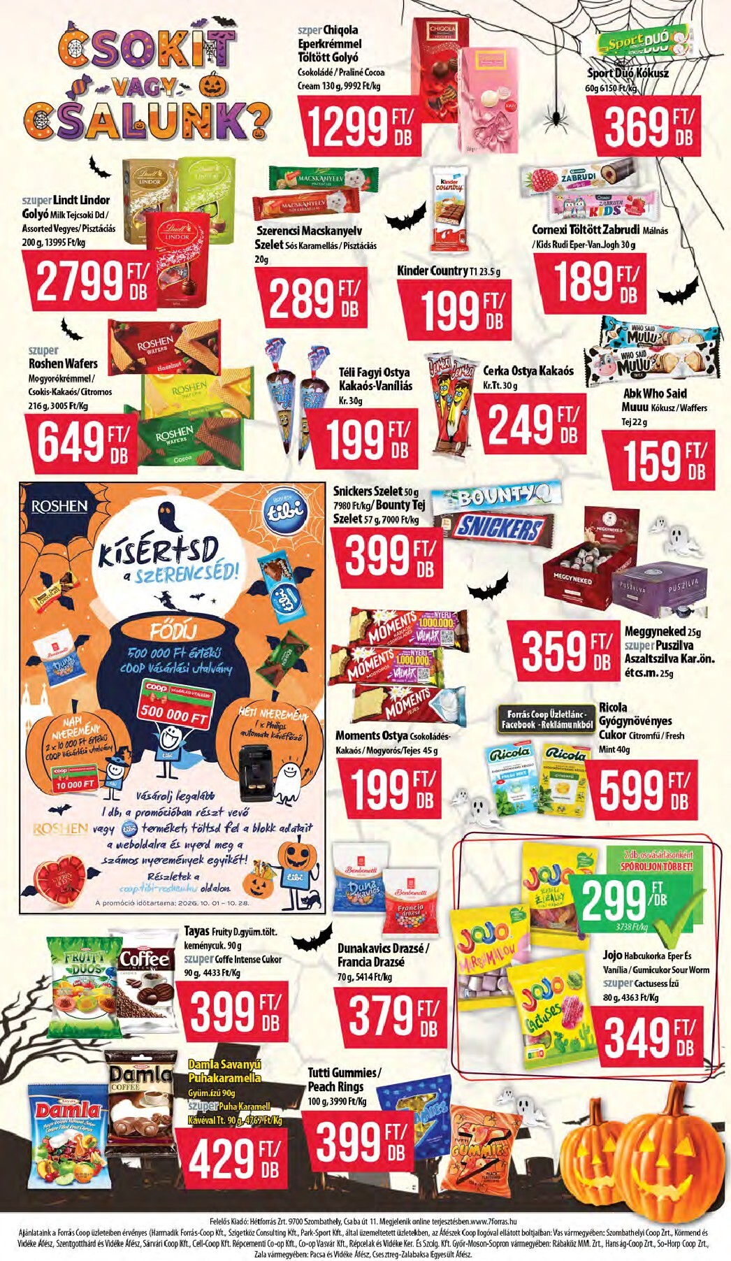 coop - A jövőbeli Coop - Hétforrás akciós újság csütörtöktől 2026.10.15.-tól szerdától 2026.10.28.-ig érvényes. - page: 6