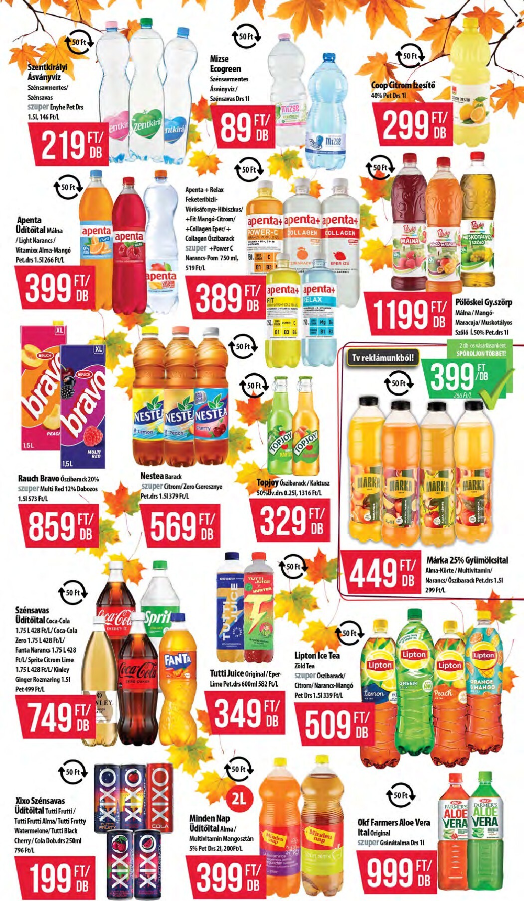 coop - A jövőbeli Coop - Hétforrás akciós újság csütörtöktől 2026.10.15.-tól szerdától 2026.10.28.-ig érvényes. - page: 9
