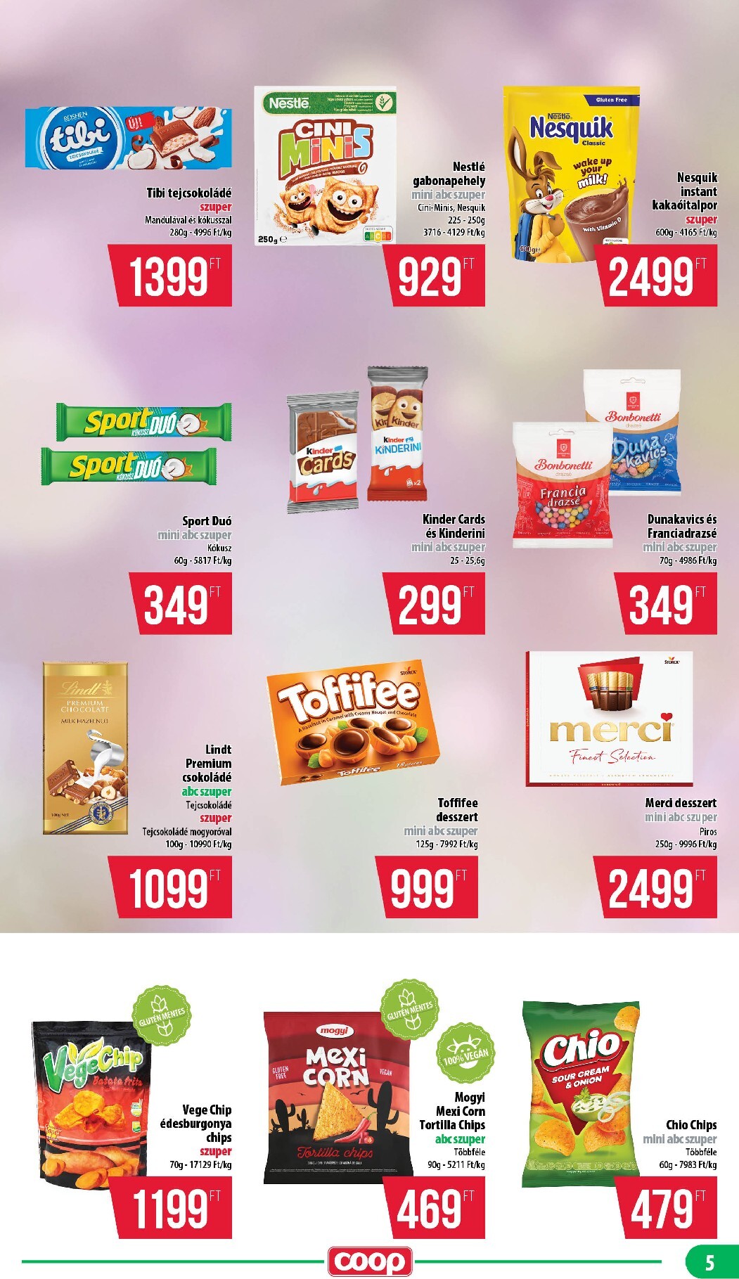 coop - A jövőbeli Coop - Mecsek akciós újság csütörtöktől 2026.10.15.-tól szerdától 2026.10.21.-ig érvényes. - page: 5