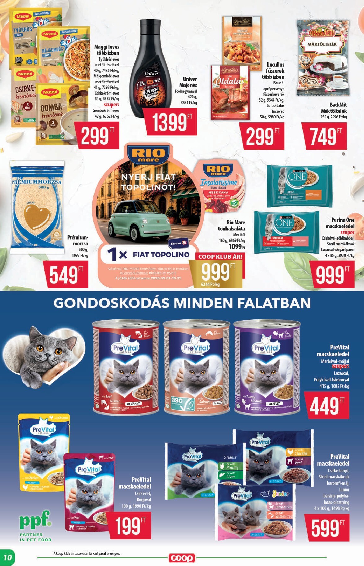 coop - A jövőbeli Coop - Alföld akciós újság csütörtöktől 2026.10.15.-tól szerdától 2026.10.21.-ig érvényes. - page: 10