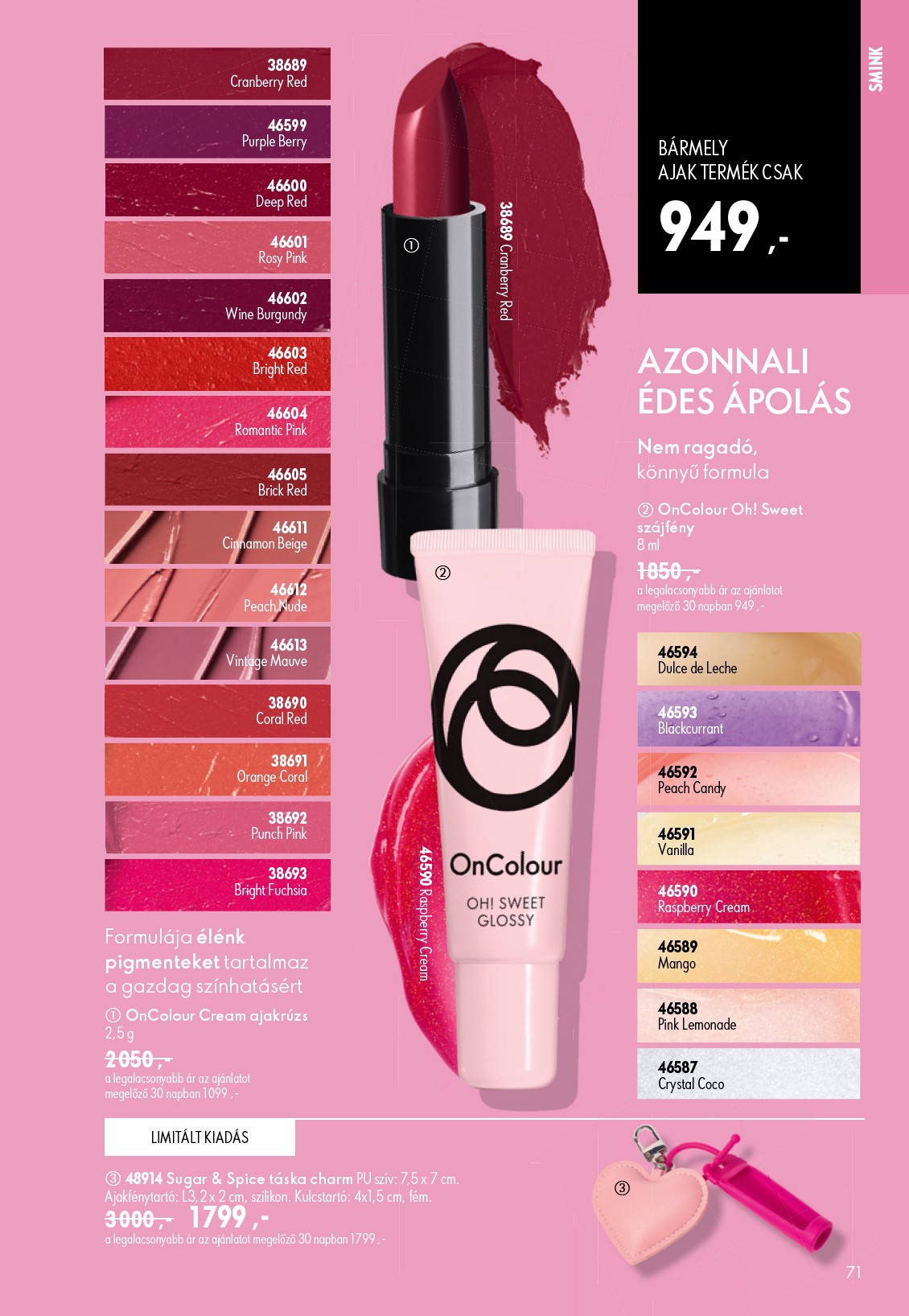 oriflame - Aktuális Oriflame szórólap érvényes szerdától 2026.06.17.-től keddtől 2026.07.07.-ig - page: 71
