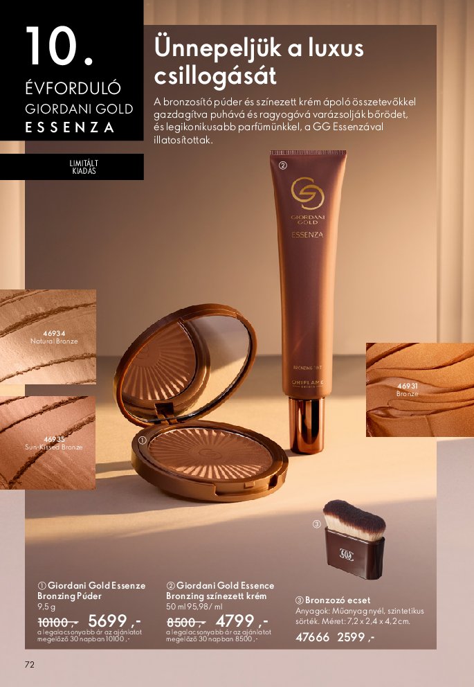 oriflame - Oriflame akciós újság, érvényes 09.07. - 09.30. - page: 72