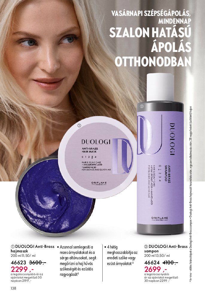 oriflame - Oriflame akciós újság, érvényes 09.07. - 09.30. - page: 138