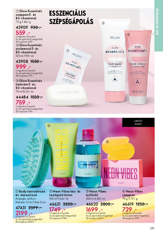oriflame - Oriflame akciós újság, érvényes 09.07. - 09.30. - page: 129
