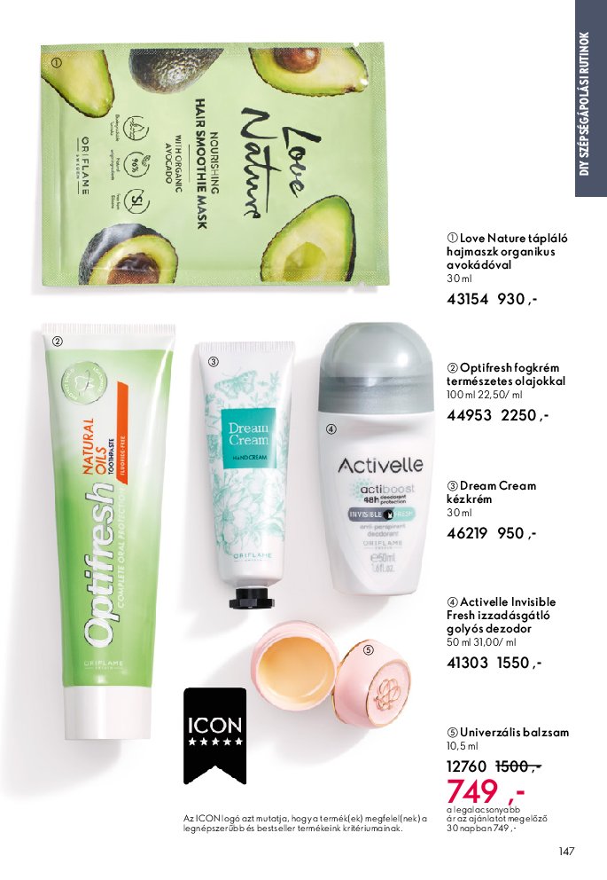 oriflame - Oriflame akciós újság, érvényes 09.07. - 09.30. - page: 147