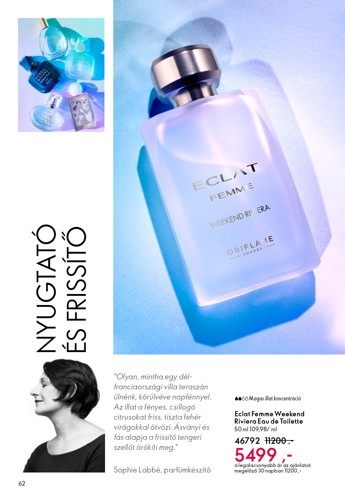 oriflame - Oriflame akciós újság, érvényes 10.01. - 10.21. - page: 62