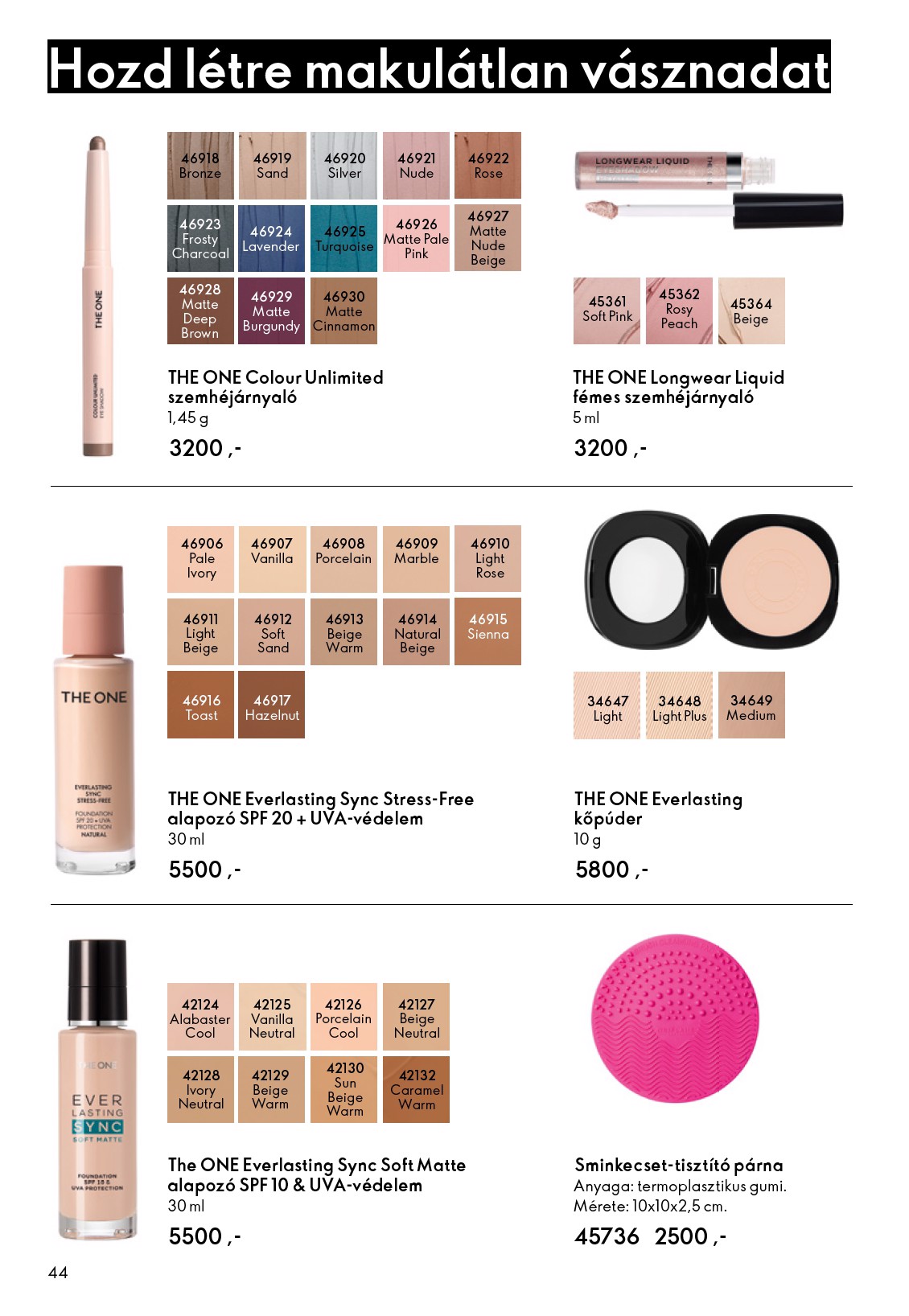 oriflame - Oriflame akciós újság, érvényes 10.01. - 10.21. - page: 44