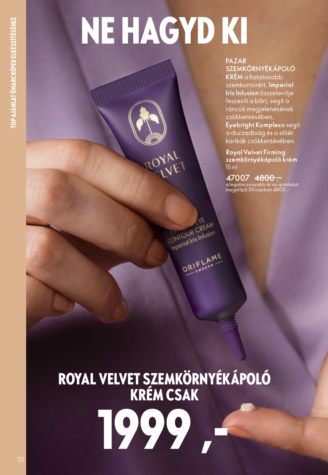 oriflame - Oriflame akciós újság, érvényes 10.22. - 11.11. - page: 22