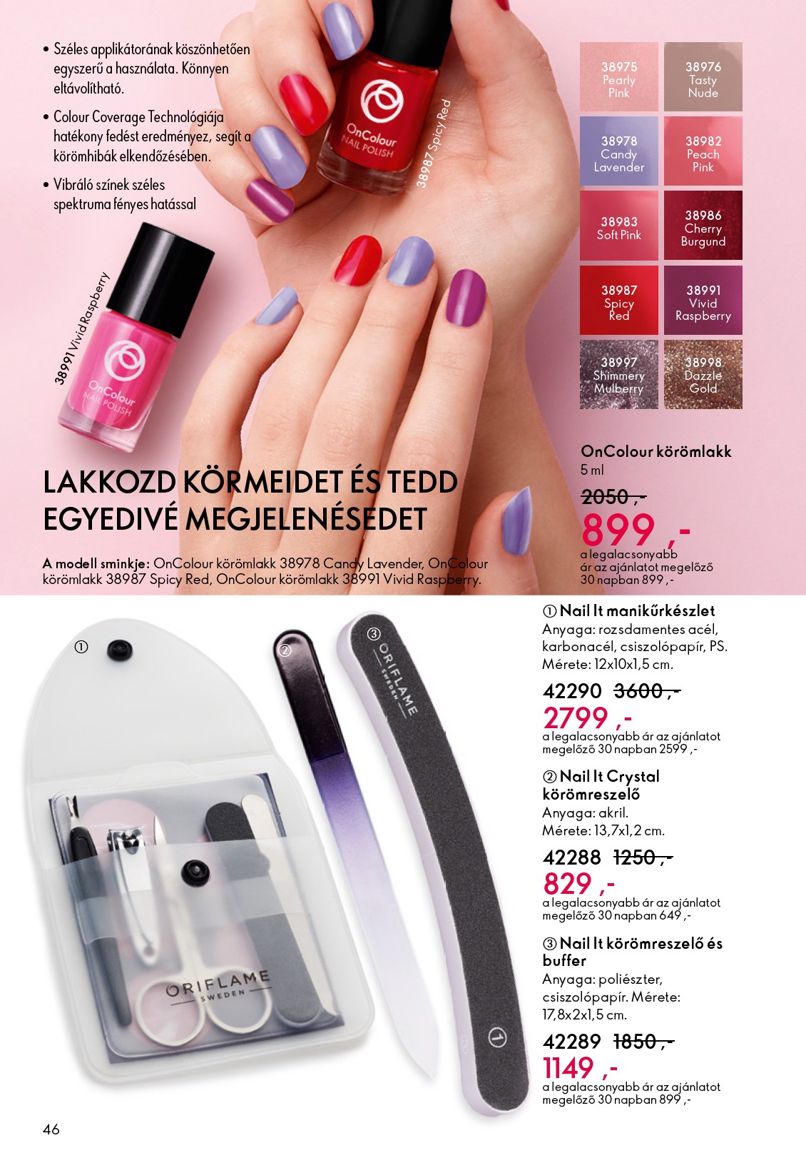 oriflame - Oriflame akciós újság, érvényes 10.22. - 11.11. - page: 46