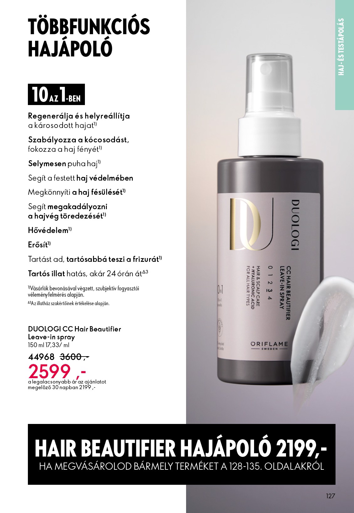 oriflame - Oriflame akciós újság, érvényes 10.22. - 11.11. - page: 127