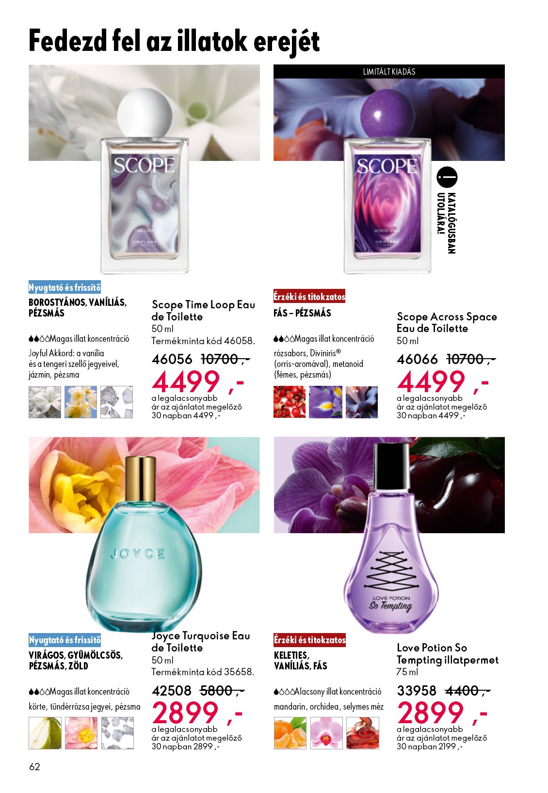 oriflame - Oriflame akciós újság, érvényes 10.22. - 11.11. - page: 62