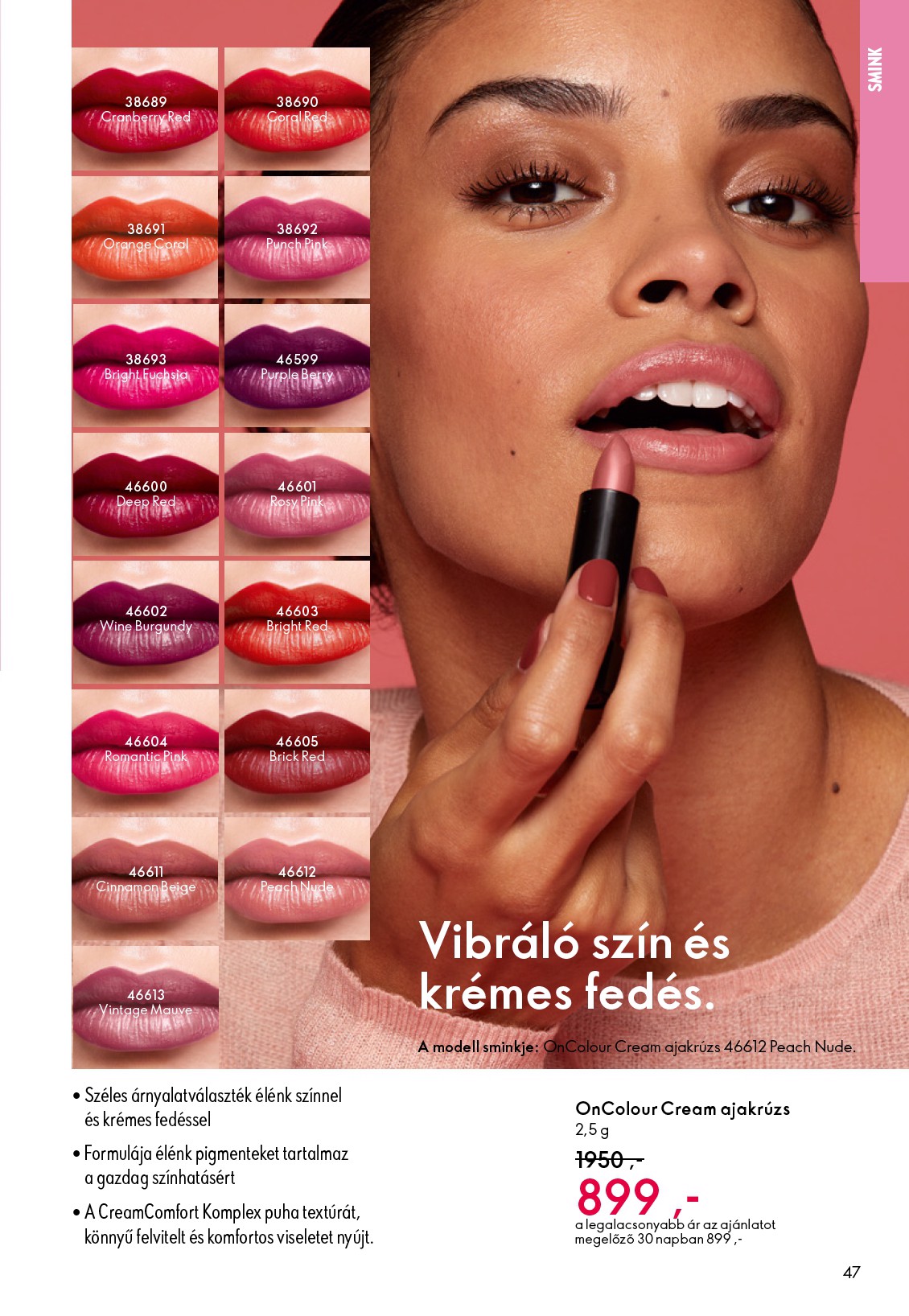 oriflame - Oriflame akciós újság, érvényes 10.22. - 11.11. - page: 47