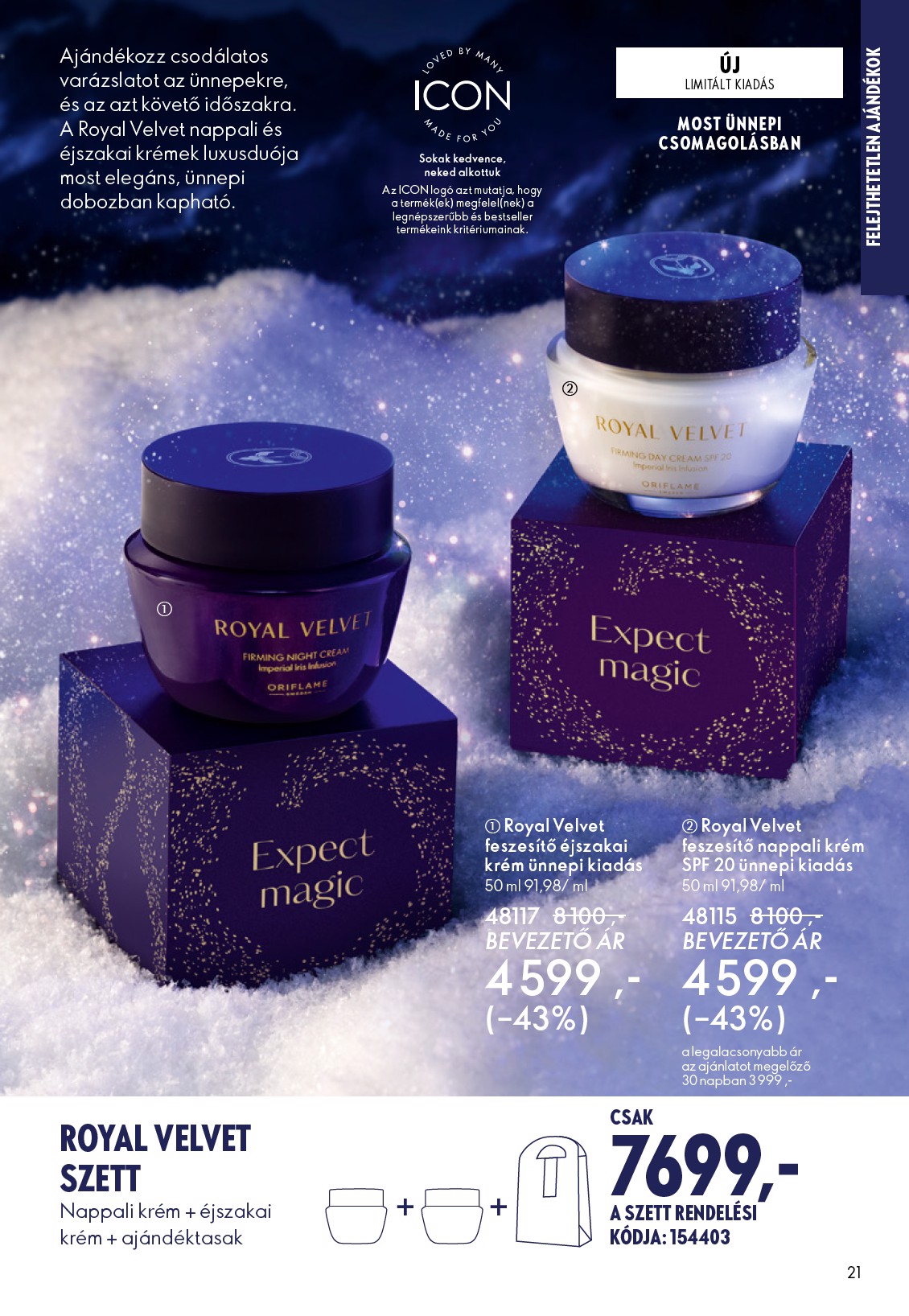 oriflame - Oriflame akciós újság, érvényes 12.03. - 12.23. - page: 21