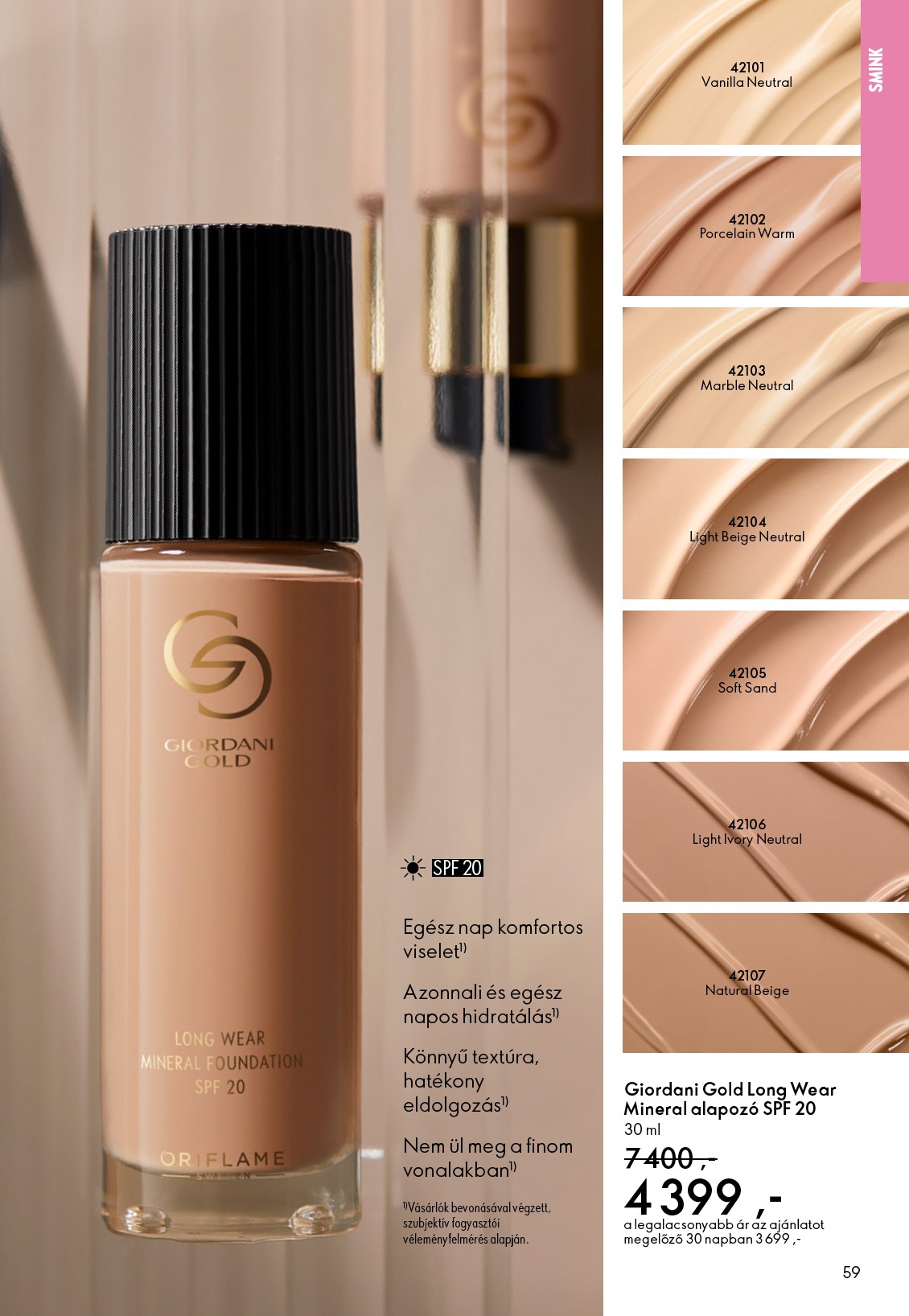 oriflame - Oriflame akciós újság, érvényes 12.03. - 12.23. - page: 59