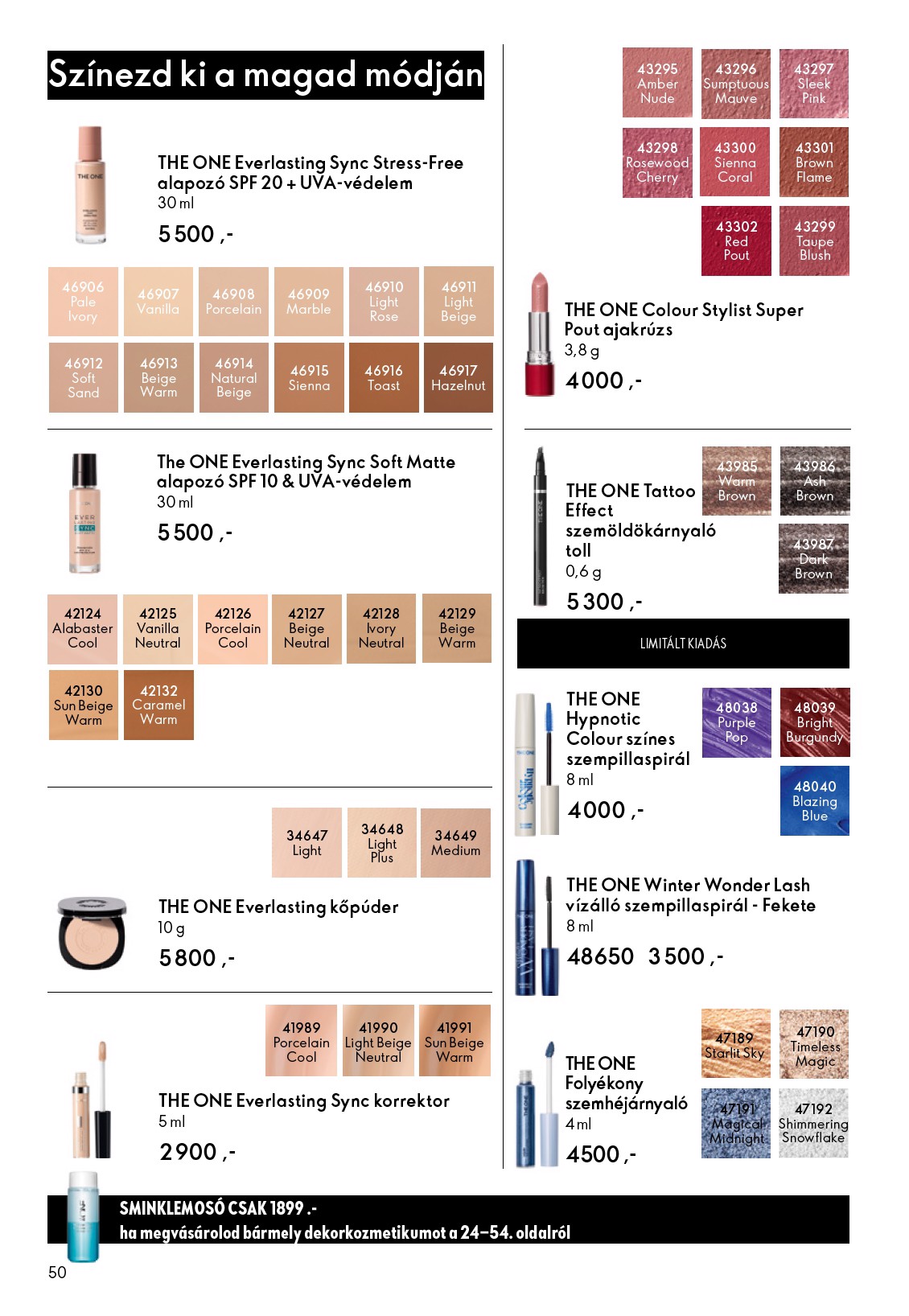 oriflame - Oriflame akciós újság, érvényes 12.24. - 01.20. - page: 50