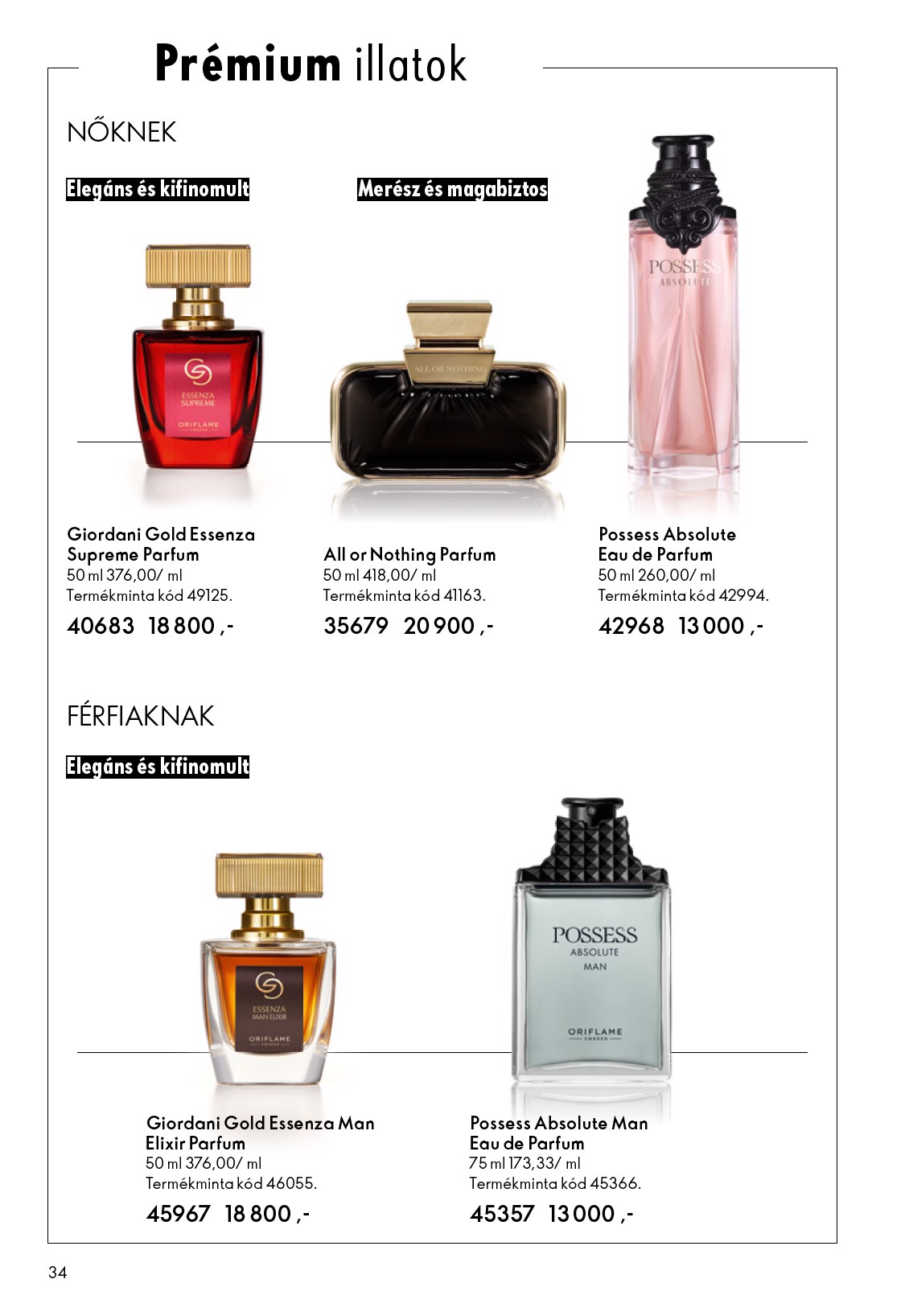 oriflame - Oriflame akciós újság, érvényes 01.21. - 02.10. - page: 34