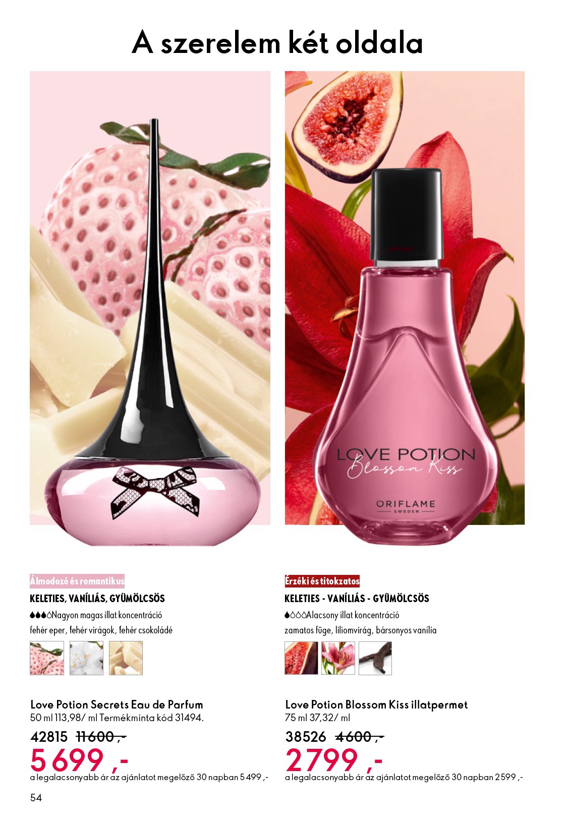 oriflame - Oriflame akciós újság, érvényes 01.21. - 02.10. - page: 54