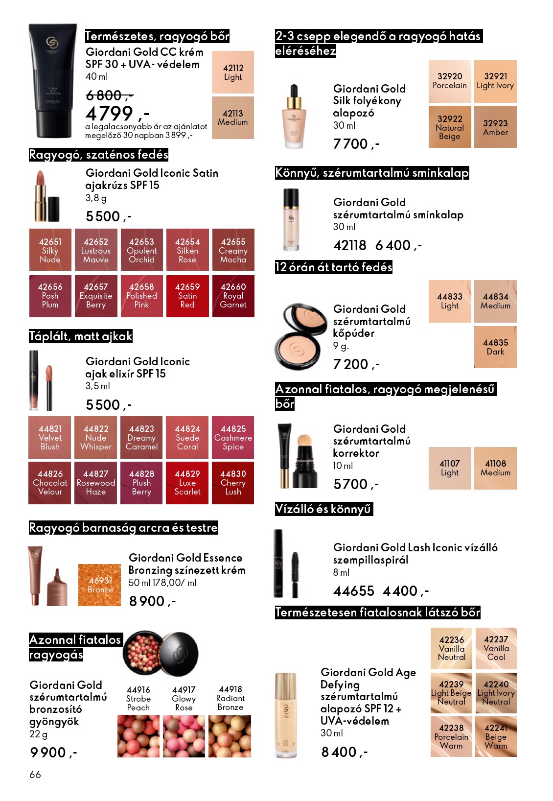oriflame - Oriflame akciós újság, érvényes 01.21. - 02.10. - page: 66