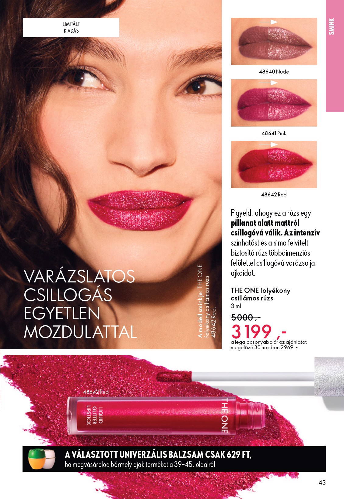 oriflame - Oriflame akciós újság, érvényes 2026.02.11. - 2026.03.03. - page: 43