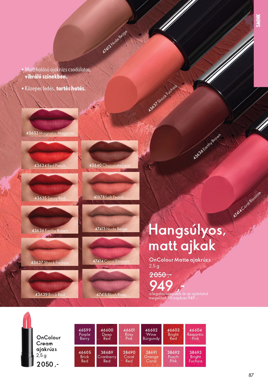 oriflame - Oriflame akciós újság, érvényes 2026.03.04. - 2026.03.24. - page: 87