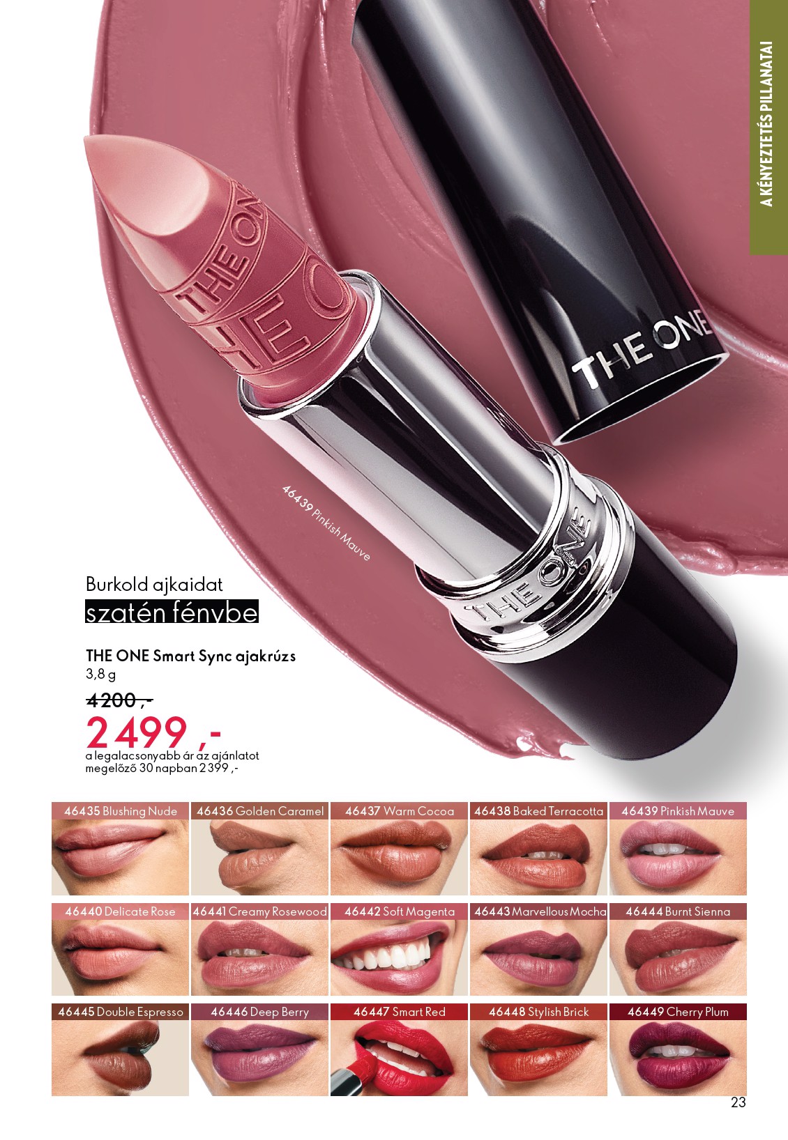 oriflame - Oriflame akciós újság, érvényes 2026.03.25. - 2026.04.14. - page: 23