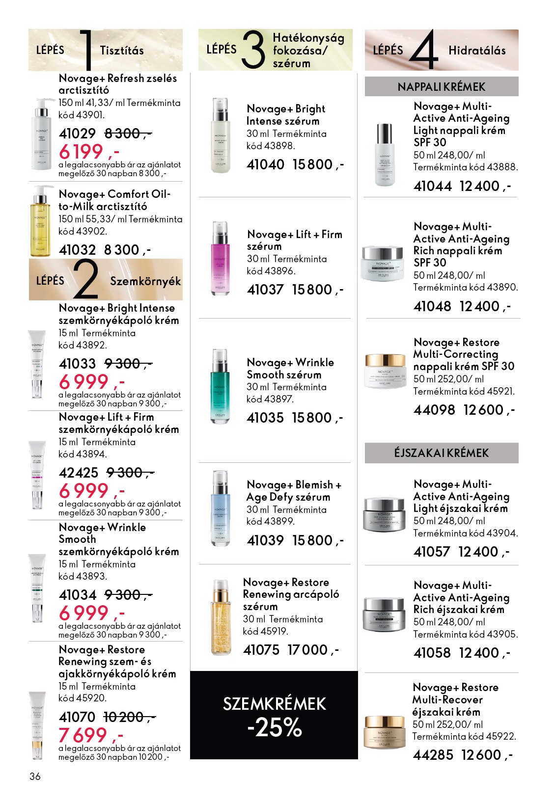 oriflame - Oriflame akciós újság, érvényes 2026.03.25. - 2026.04.14. - page: 36