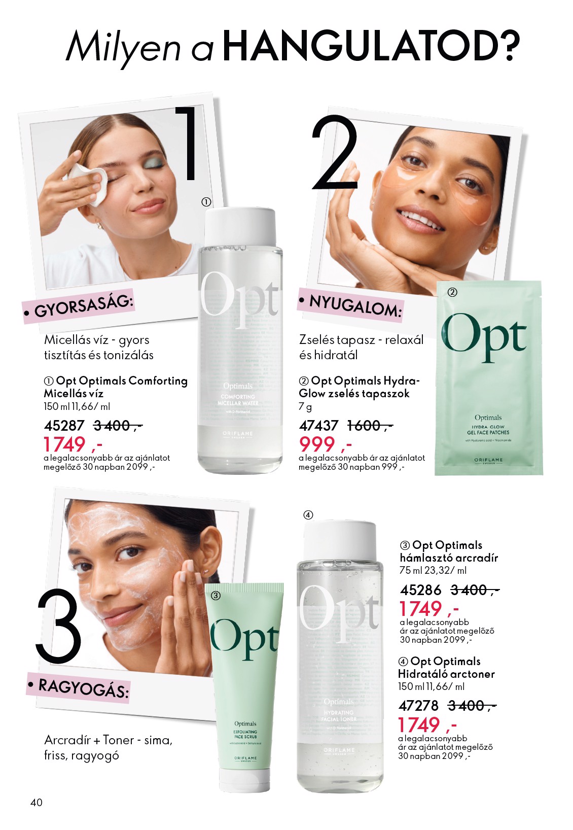 oriflame - Oriflame akciós újság, érvényes 2026.03.25. - 2026.04.14. - page: 40