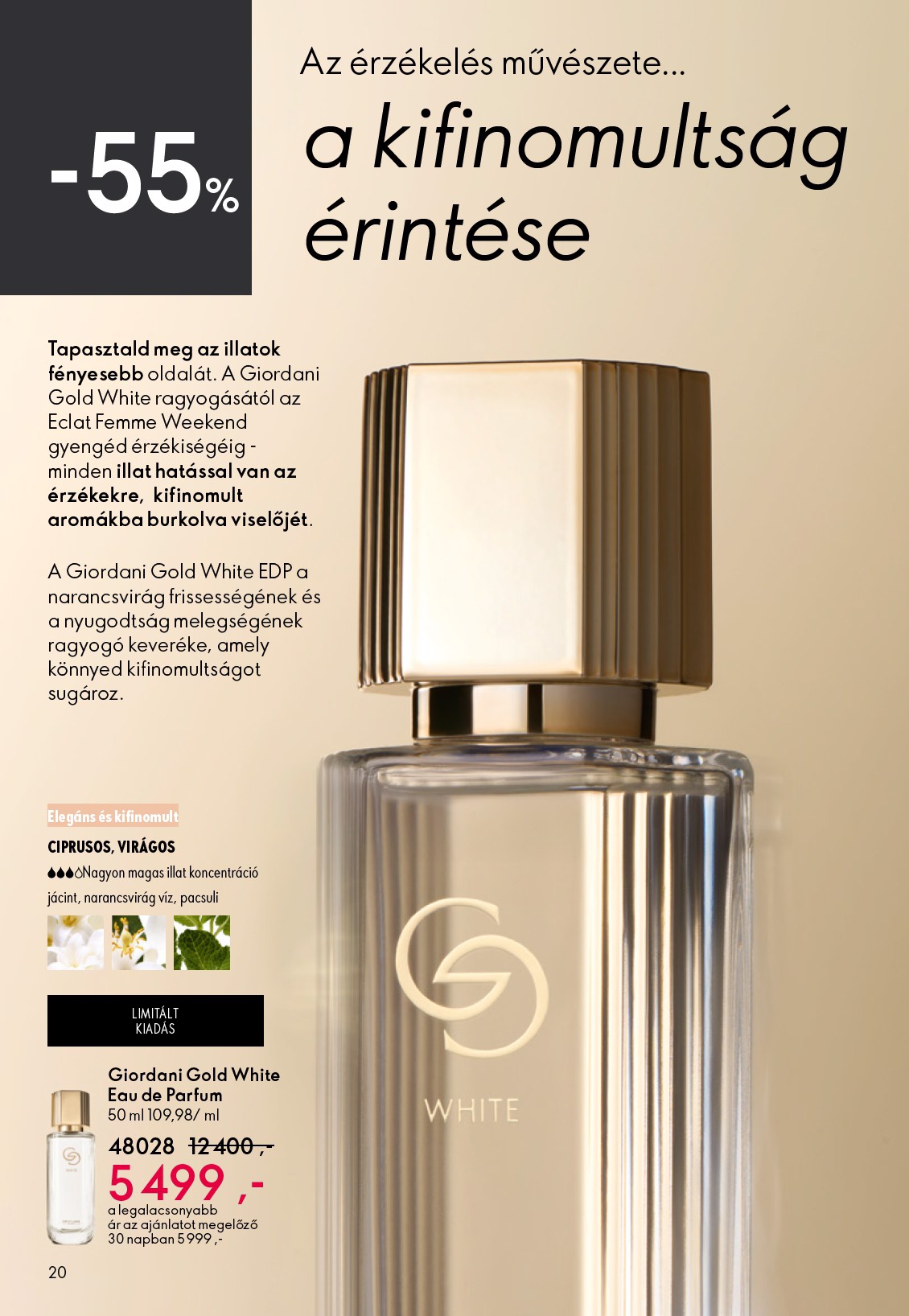 oriflame - Aktuális Oriflame szórólap érvényes szerdától 2026.04.15.-től keddtől 2026.05.05.-ig - page: 20