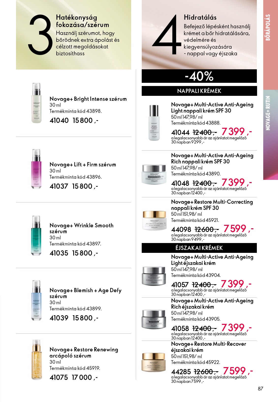oriflame - Aktuális Oriflame szórólap érvényes szerdától 2026.04.15.-től keddtől 2026.05.05.-ig - page: 87