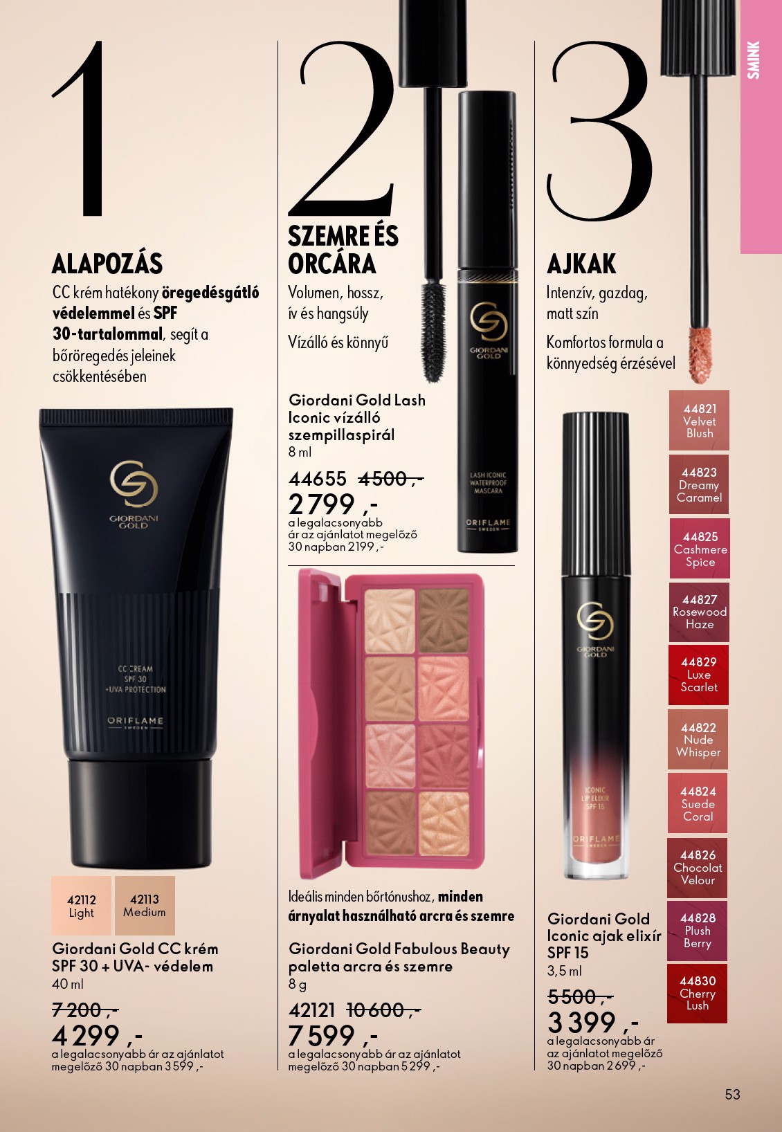 oriflame - Aktuális Oriflame szórólap érvényes szerdától 2026.04.15.-től keddtől 2026.05.05.-ig - page: 53