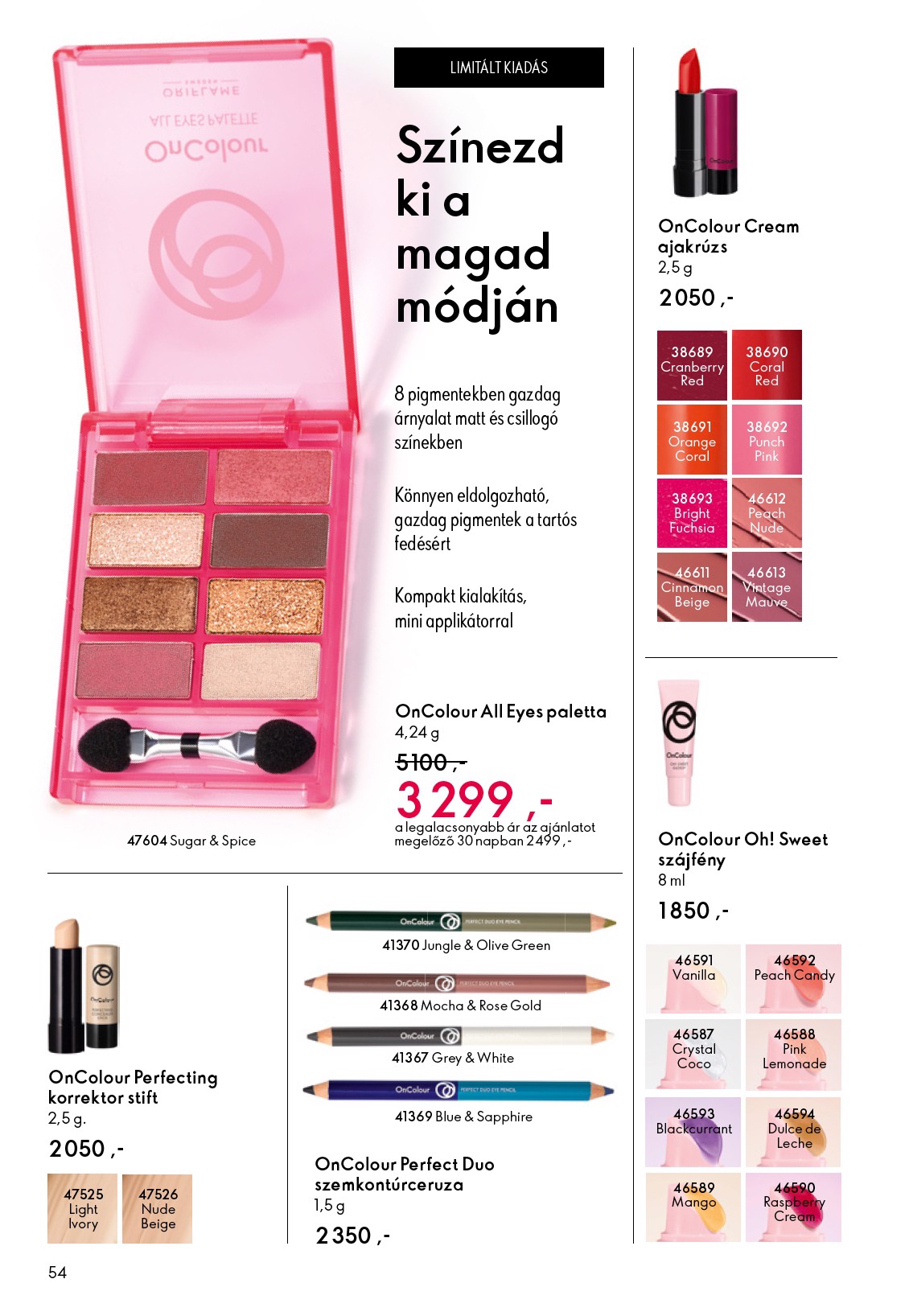 oriflame - Aktuális Oriflame szórólap érvényes szerdától 2026.04.15.-től keddtől 2026.05.05.-ig - page: 54