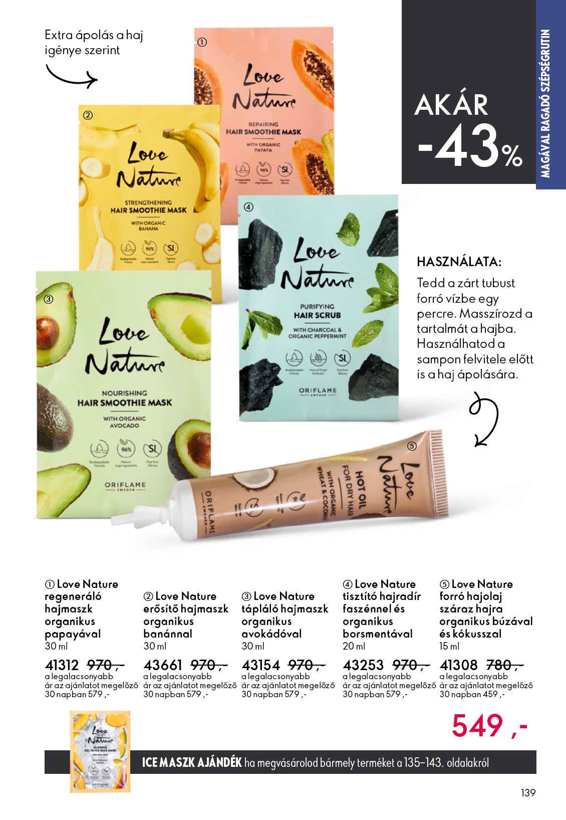 oriflame - Aktuális Oriflame szórólap érvényes szerdától 2026.04.15.-től keddtől 2026.05.05.-ig - page: 139