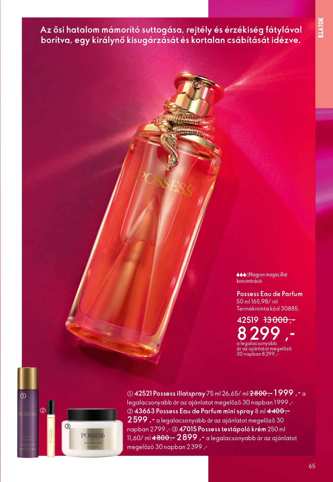 oriflame - Aktuális Oriflame szórólap érvényes szerdától 2026.04.15.-től keddtől 2026.05.05.-ig - page: 65