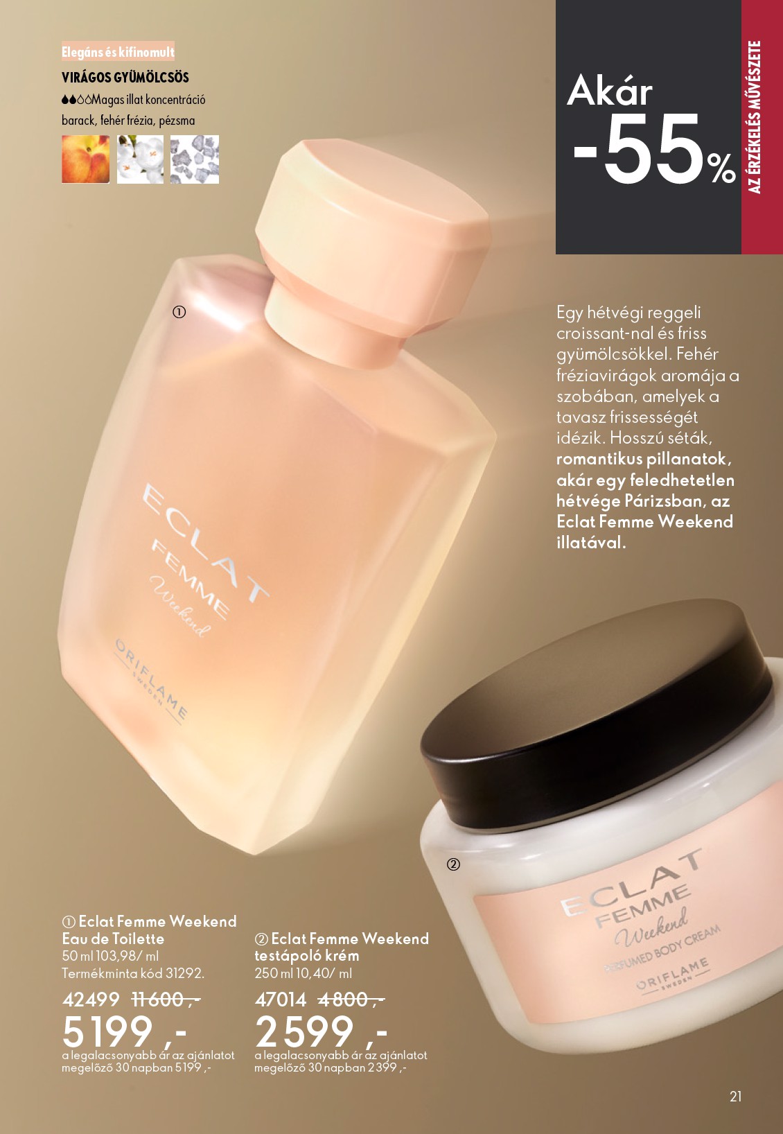 oriflame - Aktuális Oriflame szórólap érvényes szerdától 2026.04.15.-től keddtől 2026.05.05.-ig - page: 21