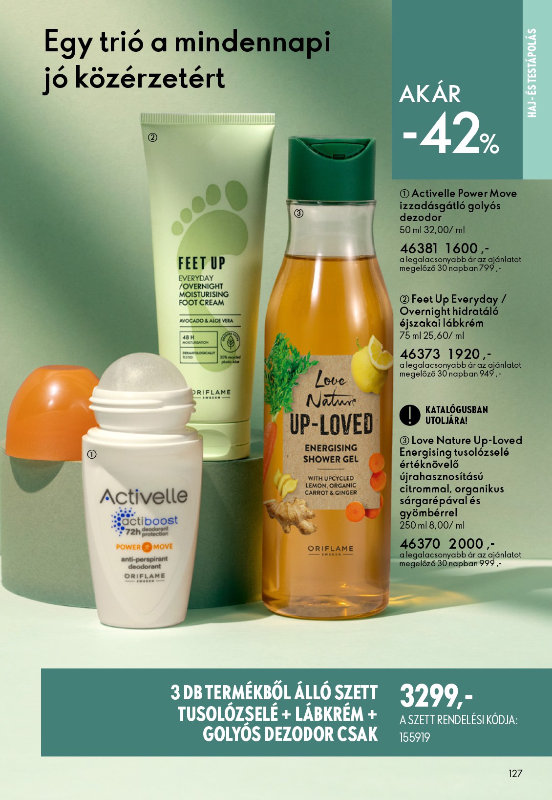 oriflame - Aktuális Oriflame szórólap érvényes szerdától 2026.04.15.-től keddtől 2026.05.05.-ig - page: 127