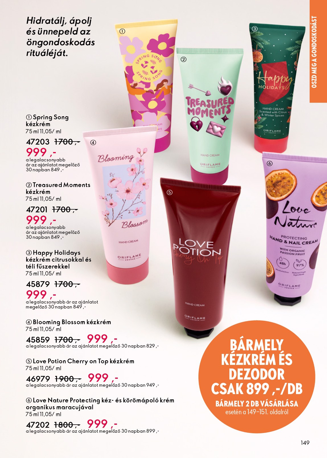 oriflame - Aktuális Oriflame szórólap érvényes szerdától 2026.05.06.-től keddtől 2026.05.26.-ig - page: 149