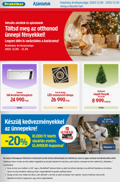 praktiker - Praktiker akciós újság, érvényes 12.09. - 12.29.