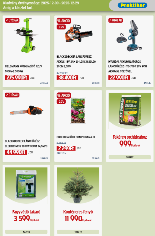 praktiker - Praktiker akciós újság, érvényes 12.09. - 12.29. - page: 11