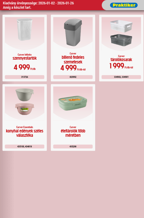 praktiker - Praktiker akciós újság, érvényes 01.02. - 01.26. - page: 5