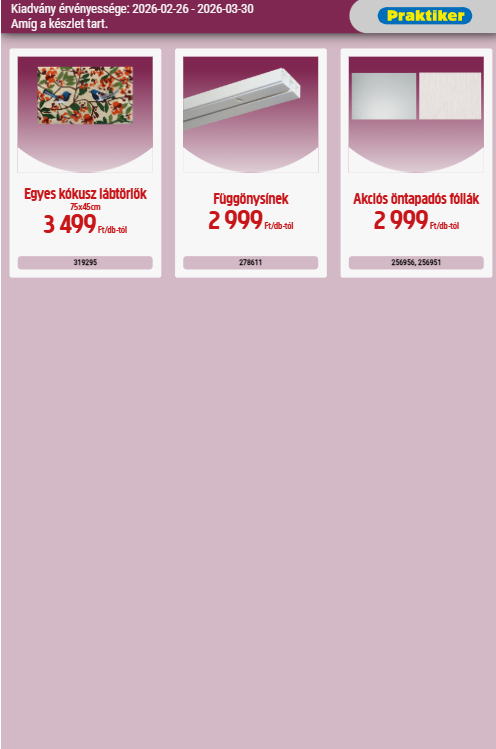 praktiker - Praktiker akciós újság, érvényes 2026.02.26. - 2026.03.30. - page: 17