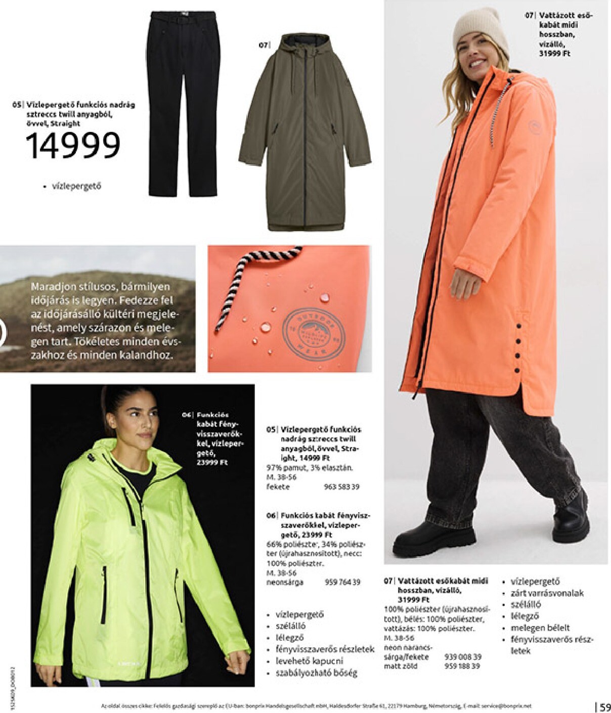 bonprix - Bonprix akciós újság, érvényes 09.24. - 11.03. - page: 61